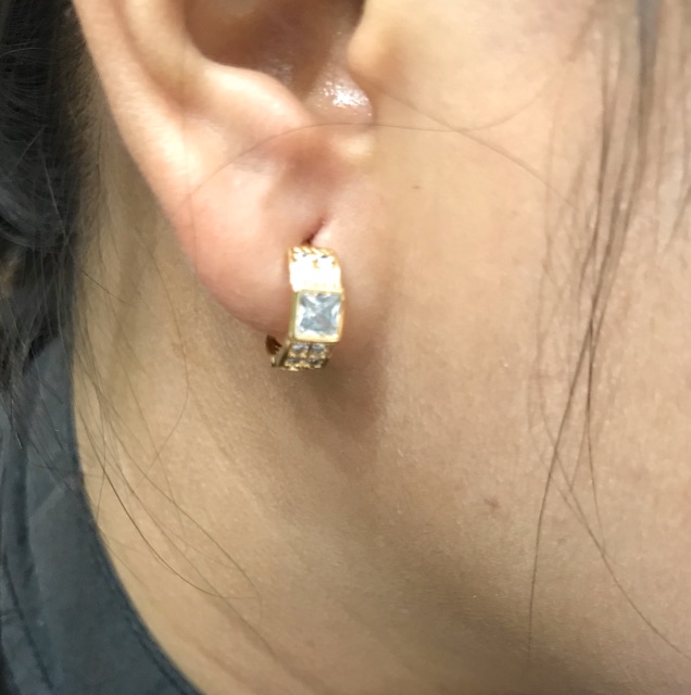 Anting wanita //anting permata//anting lapis emas //perhiasan fasion wanita