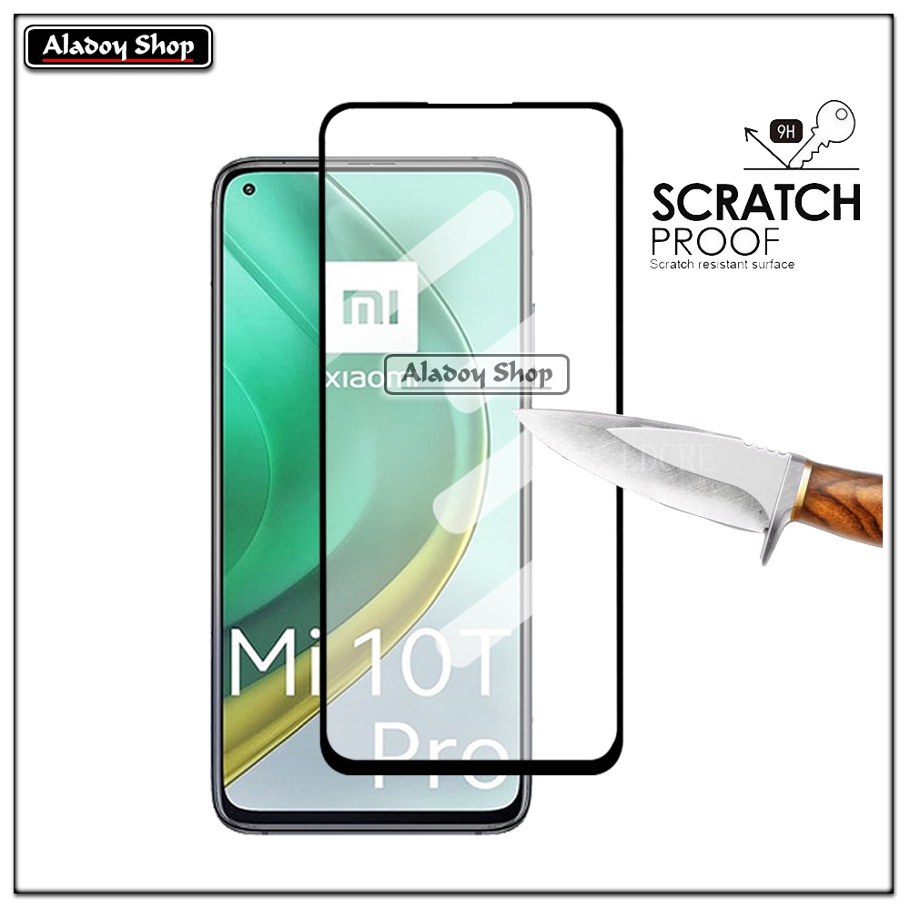 PAKET 2 IN 1 Tempered Glass Layar Xiaomi Mi 10T Pro Free Tempered Glass Camera