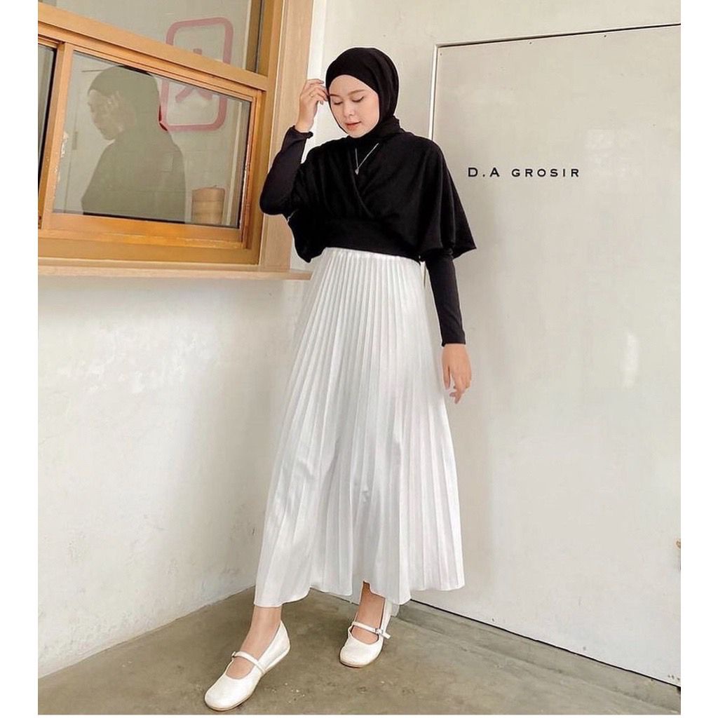 Toply shop   Outfit Femei Outer Blouse Slit Back Self Tie Wrap Crop Top Atasan Wanita Korean StyleBow Back Cardy