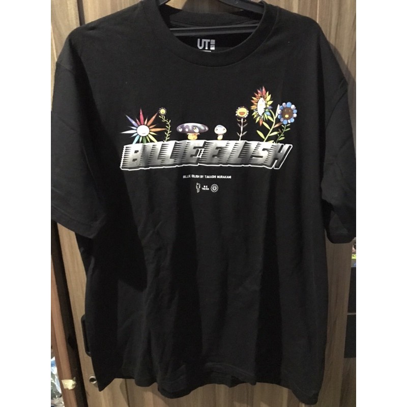 Preloved Kaos Uniqlo X Billie Eilish size XL