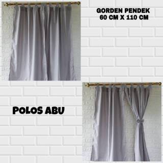  Gorden  jendela  pendek  polos Shopee  Indonesia