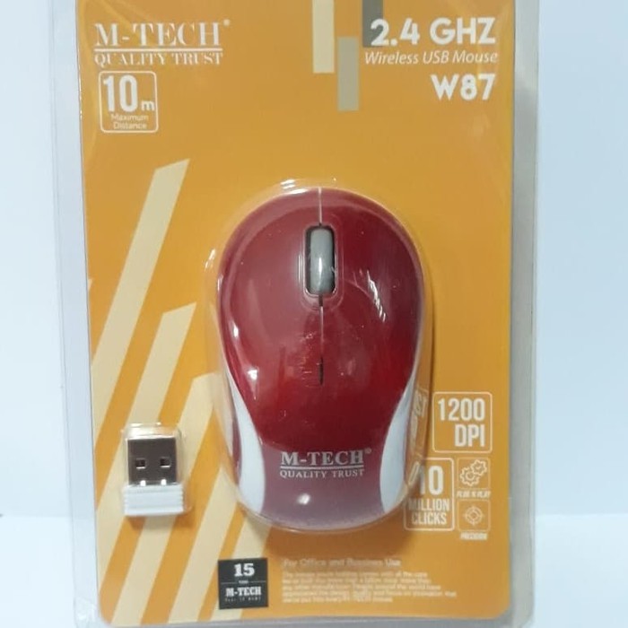 MOUSE WIRELESS 2.4GHZ MTECH W87