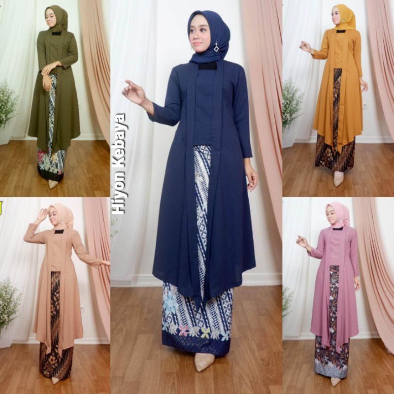 kebaya kutu baru long tunik medern kebaya wisuda kebaya modern