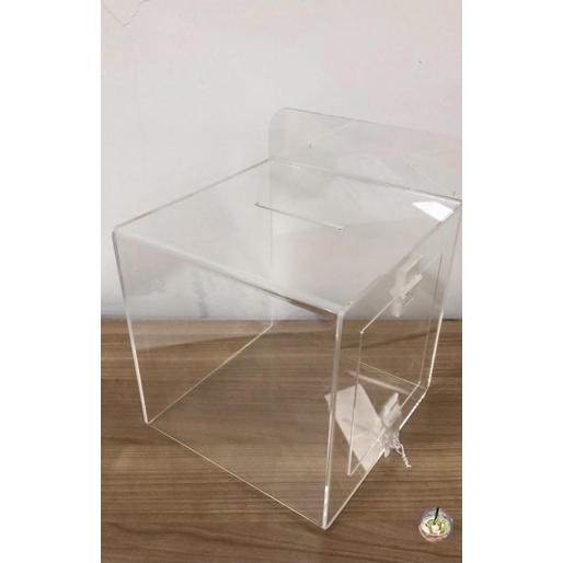 kotak amal Acrylic 3mm (15x15x15)