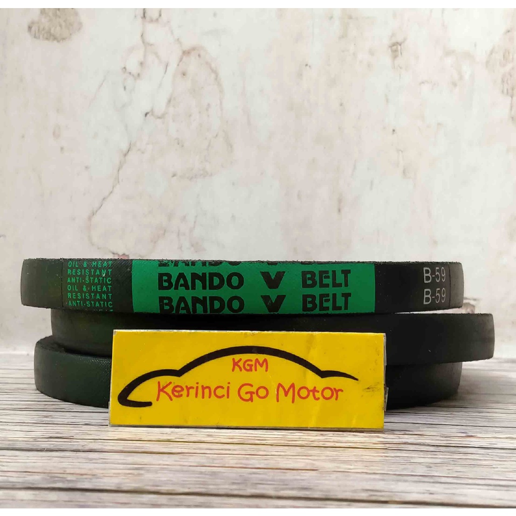 BANDO VAN BELT B-59 V BELT TALI KIPAS B59 FAN BELT VANBELT POLOS B-59