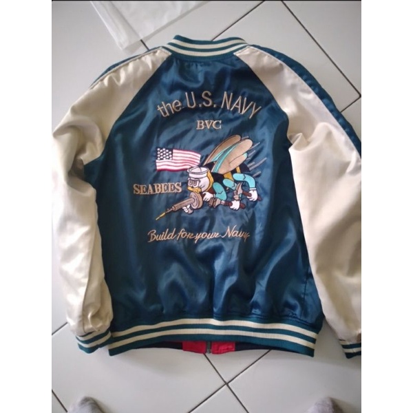SUKAJAN US NAVY REVERSIBLE ORIGINAL (RARE ITEM)