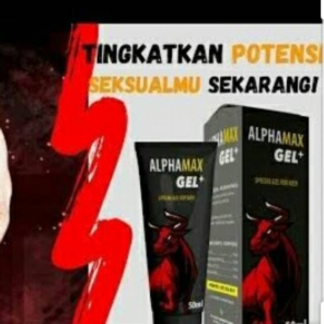 Ready - Obat Pasutri ALPHA MAX Gel Pembesar Kelamin Pria Original Asli Alphamax