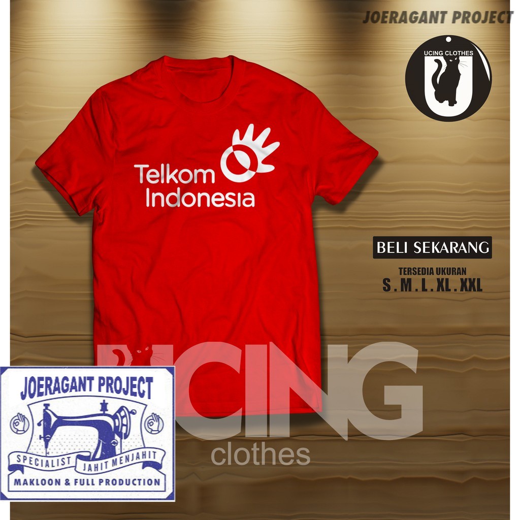 Kaos Baju Telkom Indonesia Kaos Perusahaan -JP