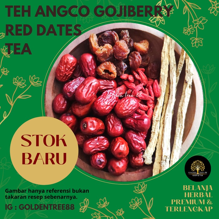 

(BISA COD) PREMIUM TEH ANGCO GOJIBERRY RED DATES TEA TEH HABIS MELAHIRKAN FRESH