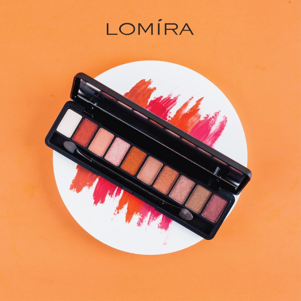 Eyeshadow 10 Colour Eyeshadow LOMIRA ✔️ [BPOM:NA11201200389]