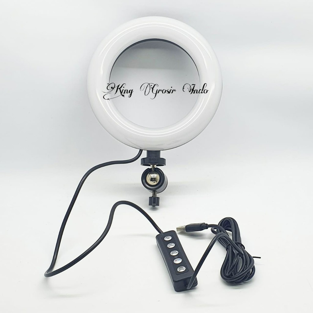 Soft Ring Light / RGB LED MJ16 Lampu Selfie Studio Photo ( 6 Inch / 16 cm )