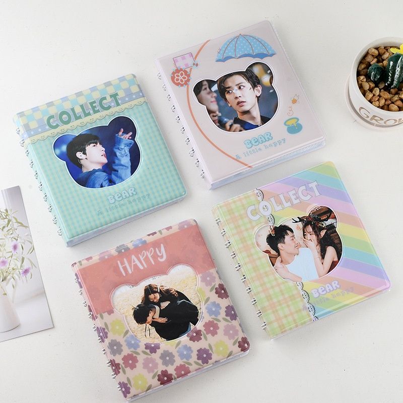 COLLECT BOOK BEAR 64 SLOT PHOTOCARD PC COVER SPIRAL