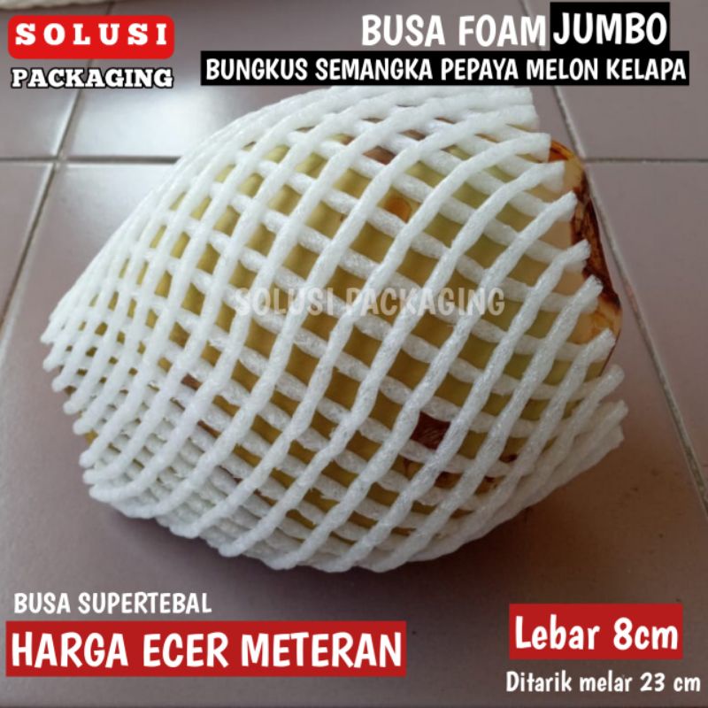 BUSA BUNGKUS BUAH BESAR 8cm FOAM NET JARING APEL KELAPA PEPAYA POLYNET