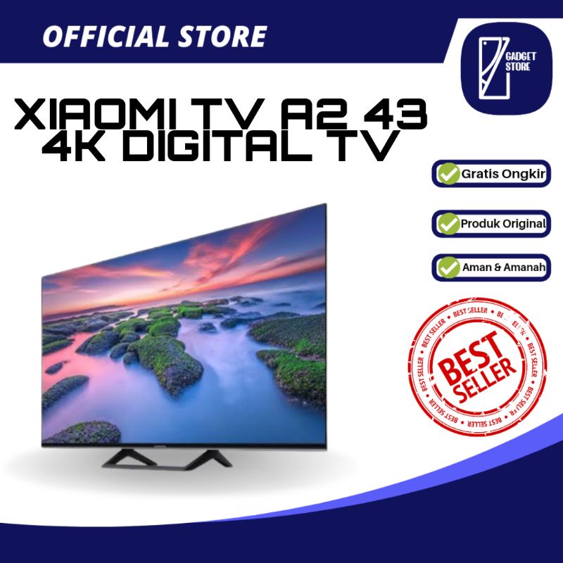 MI TV A2 43 4K DIGITAL TV GARANSI RESMI (KHUSUS AREA MAKASSAR)