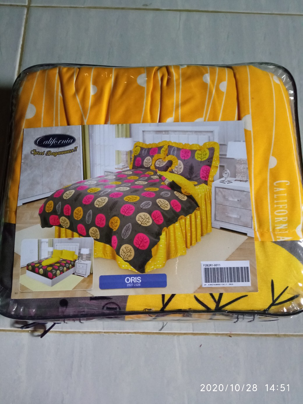 Sprei Rumbai California 180 King Star And Stripe / Usa