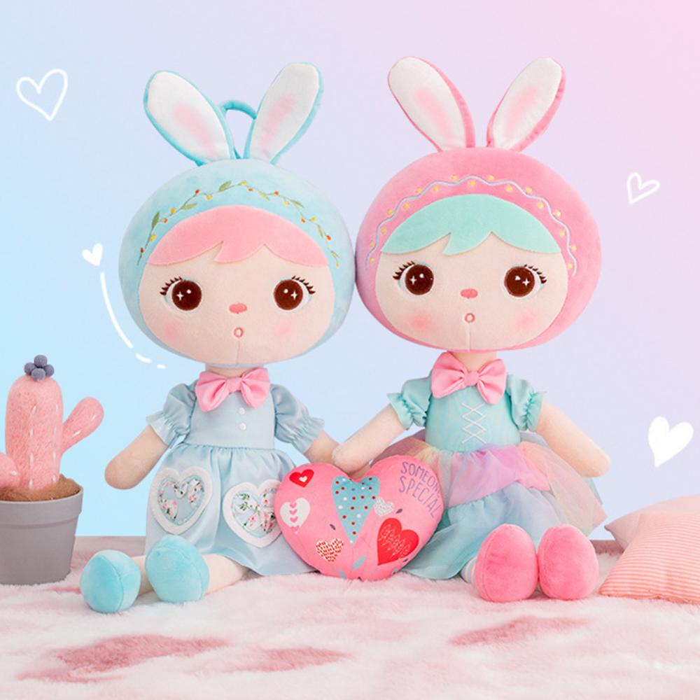 Timekey Mainan Boneka Stuffed Plush Metoo Jibao Lolita Dengan Dress Untuk Hadiah Ulang Tahun Anak R2W9