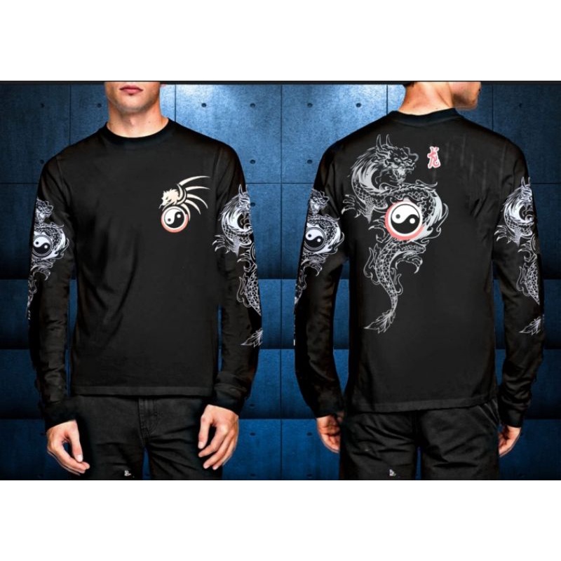 KAOS JEPANG - KAOS LENGAN PANJANG SAMURAI - KAOS NAGA PANJANG - KAOS JEPANG TERBARU - ATASAN PRIA DE