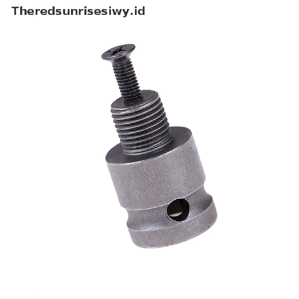 (Theredsunrisesiwy.Id) Adaptor Konverter Kunci Pas Impact 1 / 2-20unf Keyless 1 / 2 &quot;Dengan Sekrup