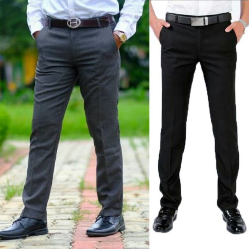Celana katun formal/celana kantor pria premium