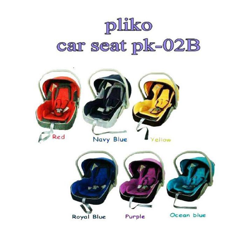 PRELOVED Pliko Baby Car Seat PK 02 B Royal Blue dudukan bayi di mobil