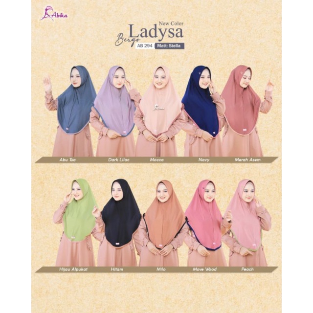 BERGO LADYSA NEW BY ABIKA HIJAB
