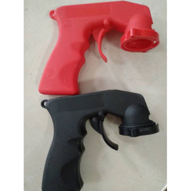 Spray Gun Aerosol Adapter Tangan Alat Bantu Cat Semprot Spraygun Manual Plastik