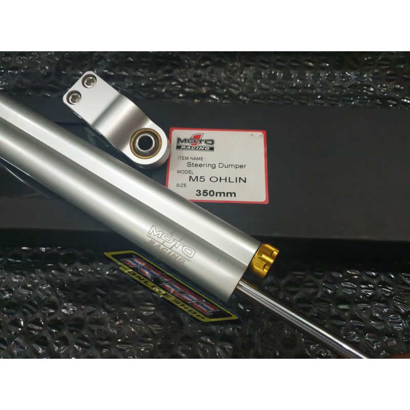 Stabilizer/steering dumper moto1 long 350mm universal motor click fungsi