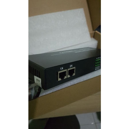 Media Converter 6F2E 6 port Fo 2 port Lan AAABBB