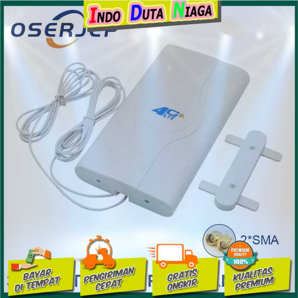 IDN TECH - Oserjep MIMO Antena 3G 4G LTE Dual SMA Connector 700-2600mhz 88dBi