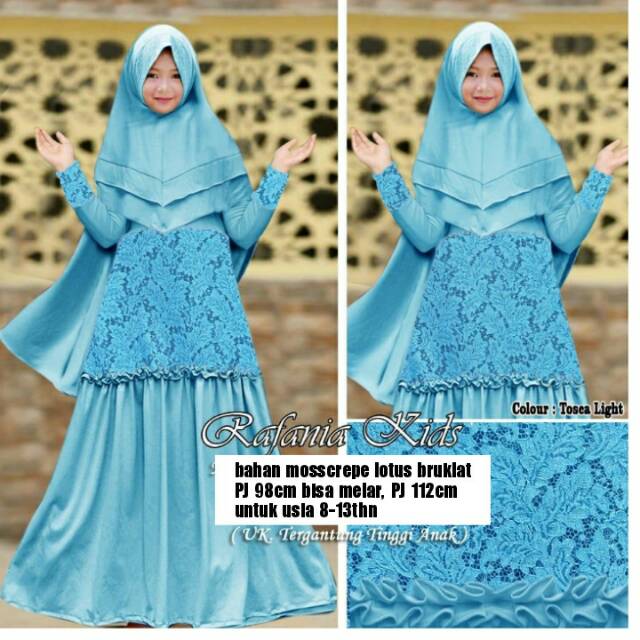 GAMIS RAFANIA KIDS DRESS SYARI ANAK