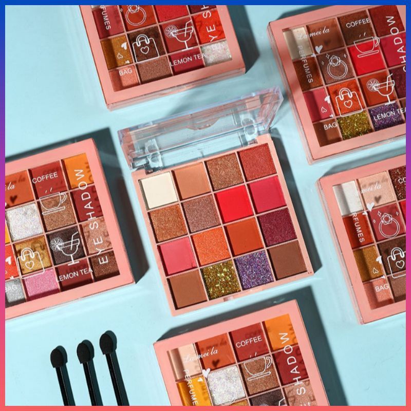 Medan Termurah Lameila eyeshadow 16 colors