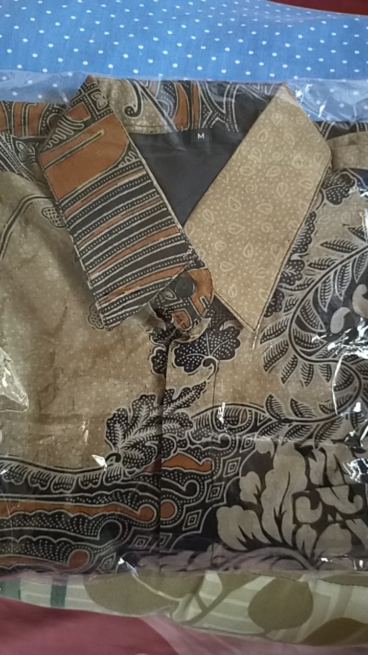 Baju Batik Pria Slimfit Big Size M L Xl Xxl Atasan Kemeja Batik Lengan Panjang Original