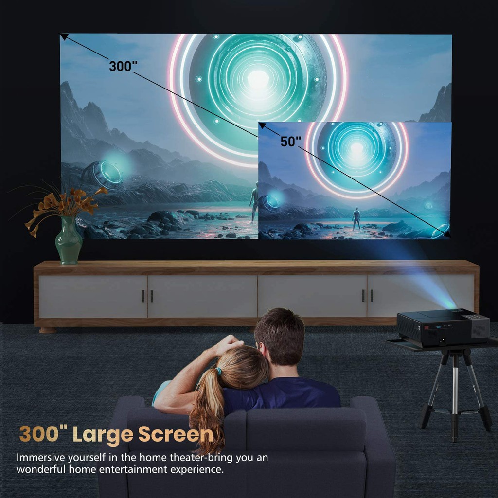 CHEERLUX CL770 Android ATV Home Projector 1080P Full HD - 4000 Lumens