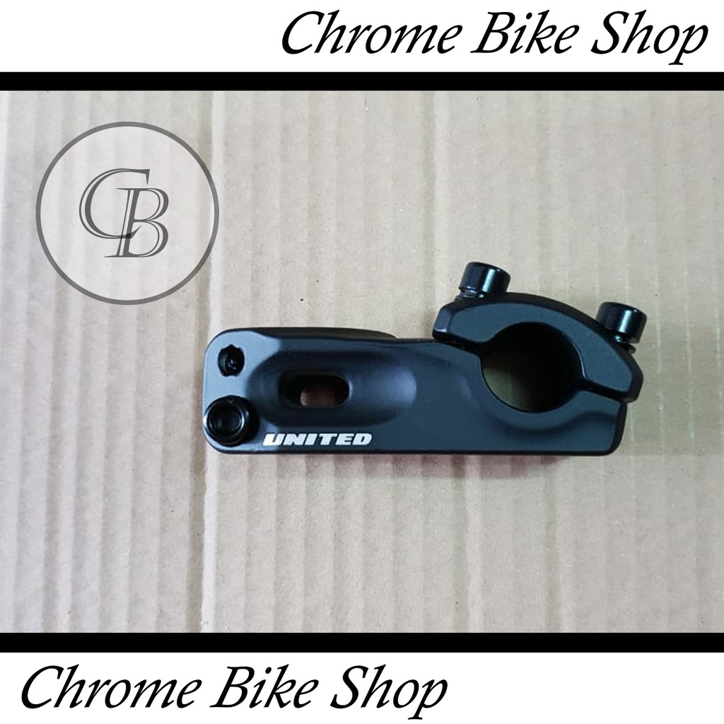 Tiang Stang Stem Pistol Sepeda BMX United Hitam Topload Murah Ori Original