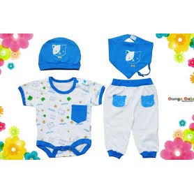 Kiddy 11170 babyset jumper kado lahiran baju set bayi