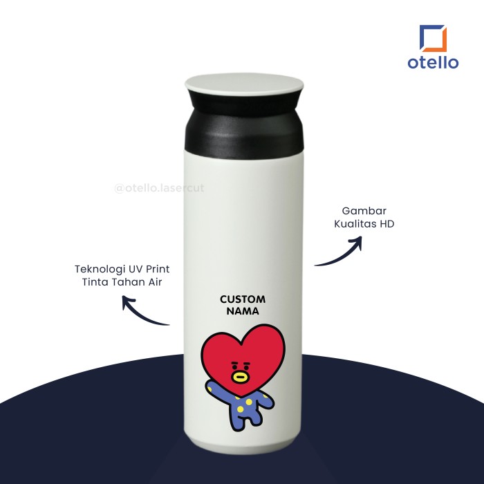 Custom Tumbler BT21 BTS Idol | Tokyo Botol Minum Travel Bangtan Print