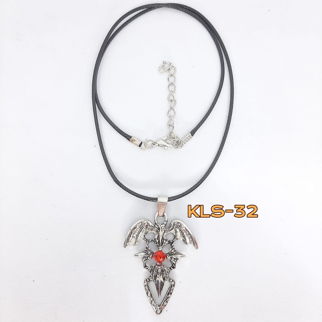 KALUNG SALIB TALI HITAM / KALUNG ROSARIO / KALUNG LIONTIN SALIB