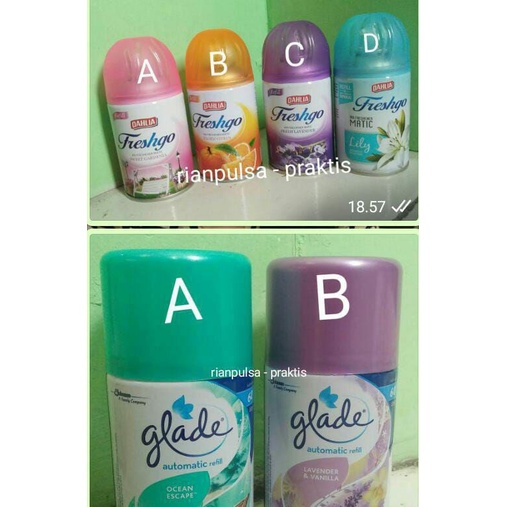 READY PROMO FLASH SALE REFILL ISI ULANG Glade Stella Pengharum Ruangan Vanilla Lavender Ocean Escape