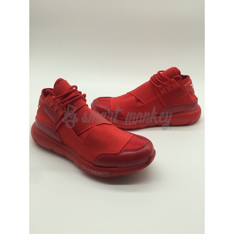 Termurah Adidas Y3 Yohji Yamamoto Qasa High Red Premium Original Sepatu Shoes