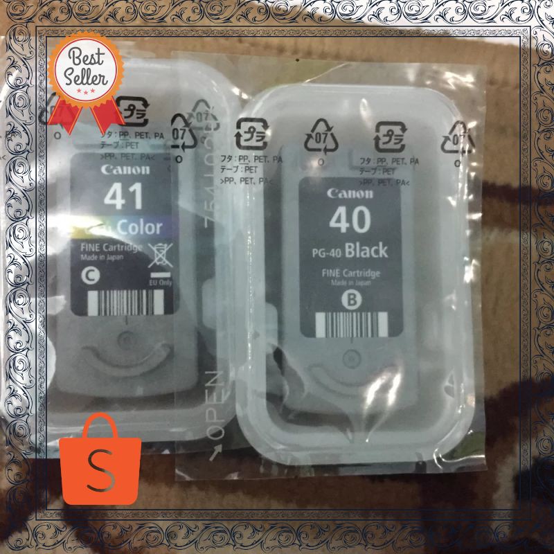 Termurah Tinta catridge canon 40 dan 41 kosongan blom original Kekinian