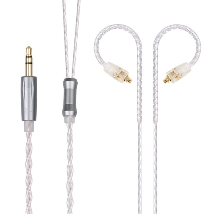 TRN   Silver Cable    MMCX and 2 Pin 0 75mm   KZ A dan B