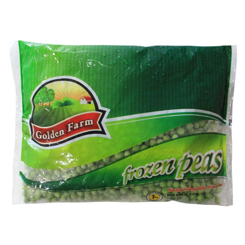 Golden Farm Green Peas Kacang Polong Sayuran Beku Frozen 1 Kg