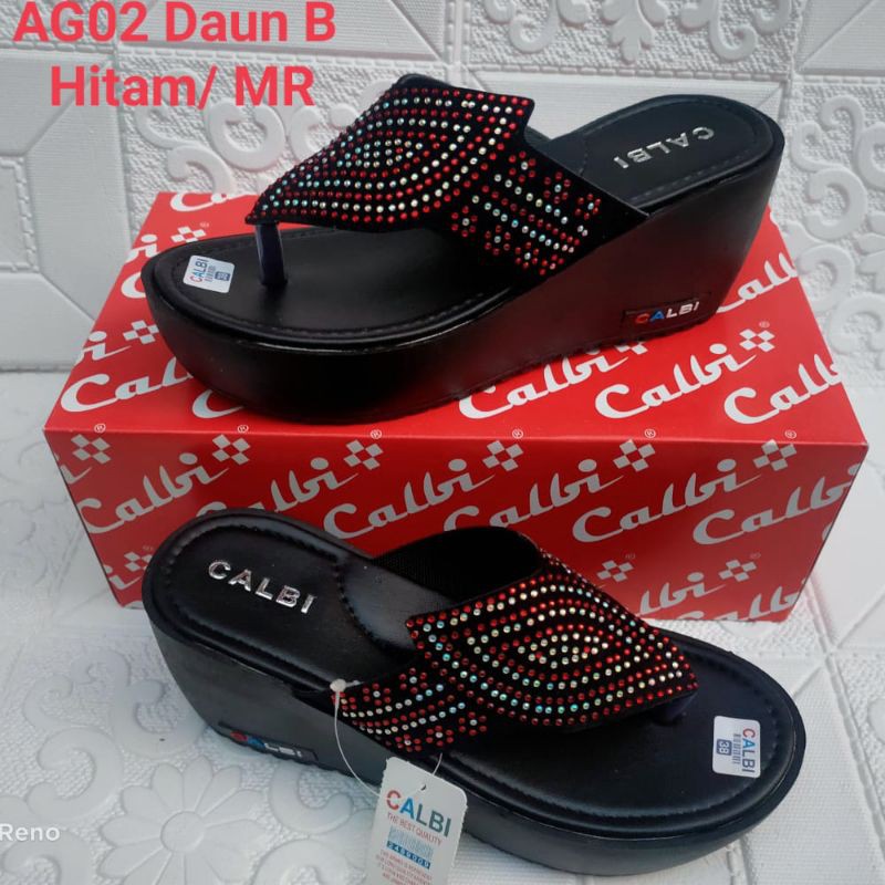 (COD) SANDAL CALBI JEPIT WANITA NEW MODEL