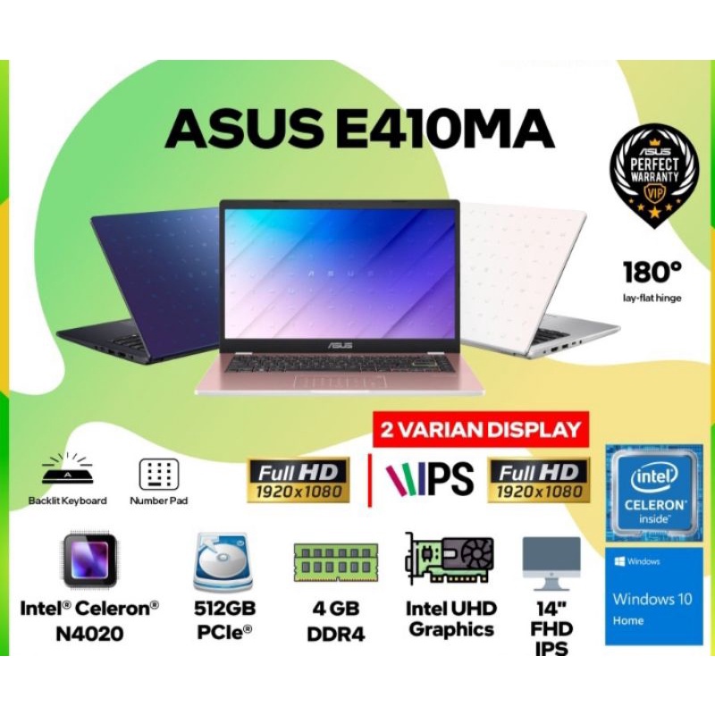 Laptop Asus E410MA/4GB/128GB/Win10/14.0"