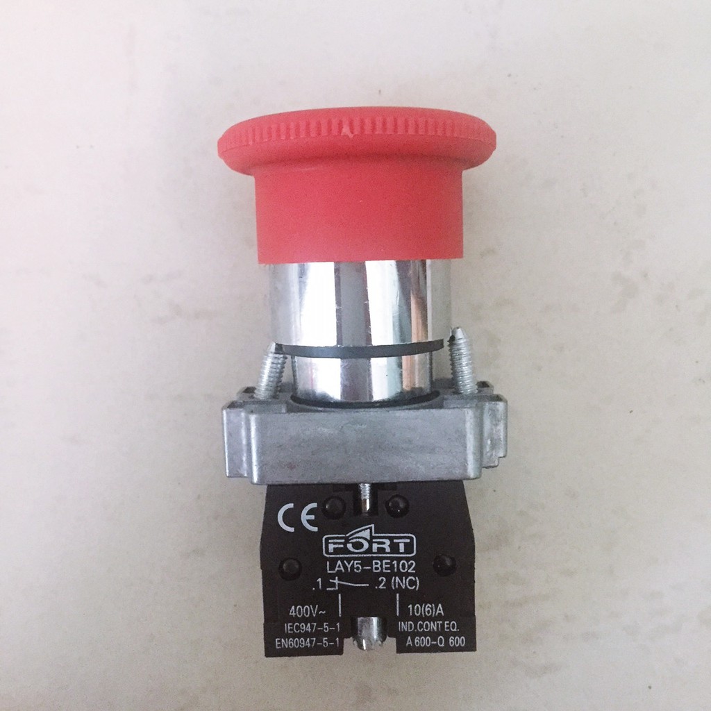 EMERGENCY PUSH BUTTON 22 MM FORT - 7060903