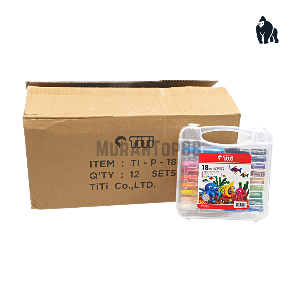 

RB Crayon Titi 18 Warna Oil Pastel / Krayon Mewarnai 18 W [HARGA PER SET]