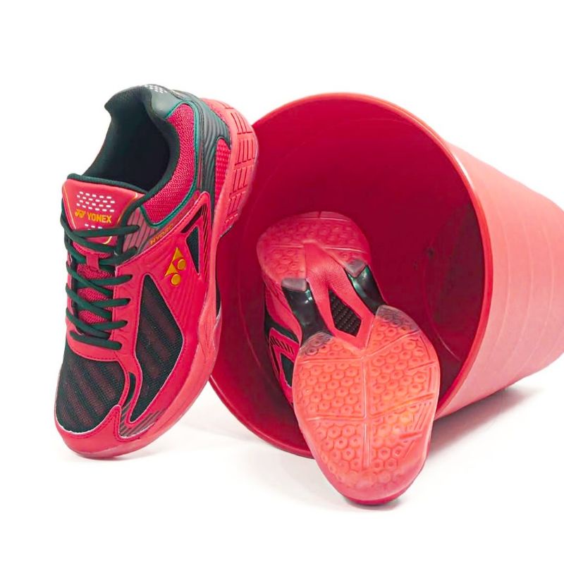 sepatu badminton yonex hydro force 5 warna merah