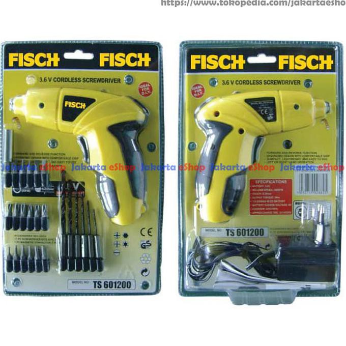 Fisch Cordless Screwdriver Ts601200 ( Obeng Elektrik )