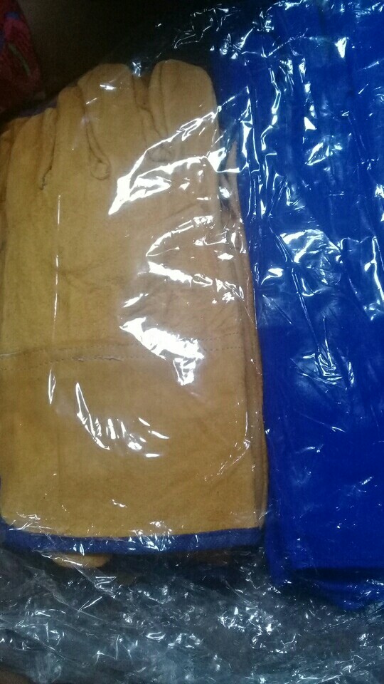 Sarung Tangan Welding Pendek 10inch Kulit Split Sapi / Gloves Safety Las