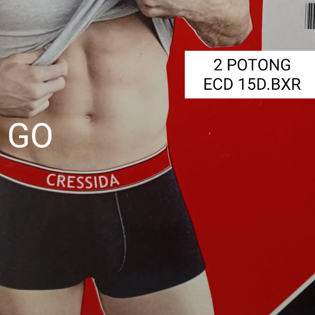 gos CRESSIDA BOXER ECD.15D Pakaian Pria Pakaian Dalam Sport Mini Boxer Underwear